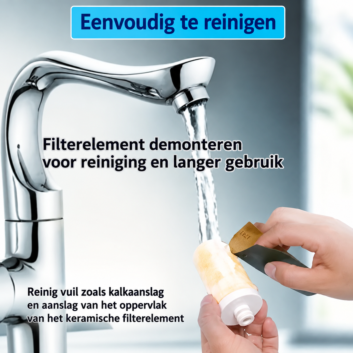 5-Laags Kraanfilter – Compact Waterfilter voor de kraan