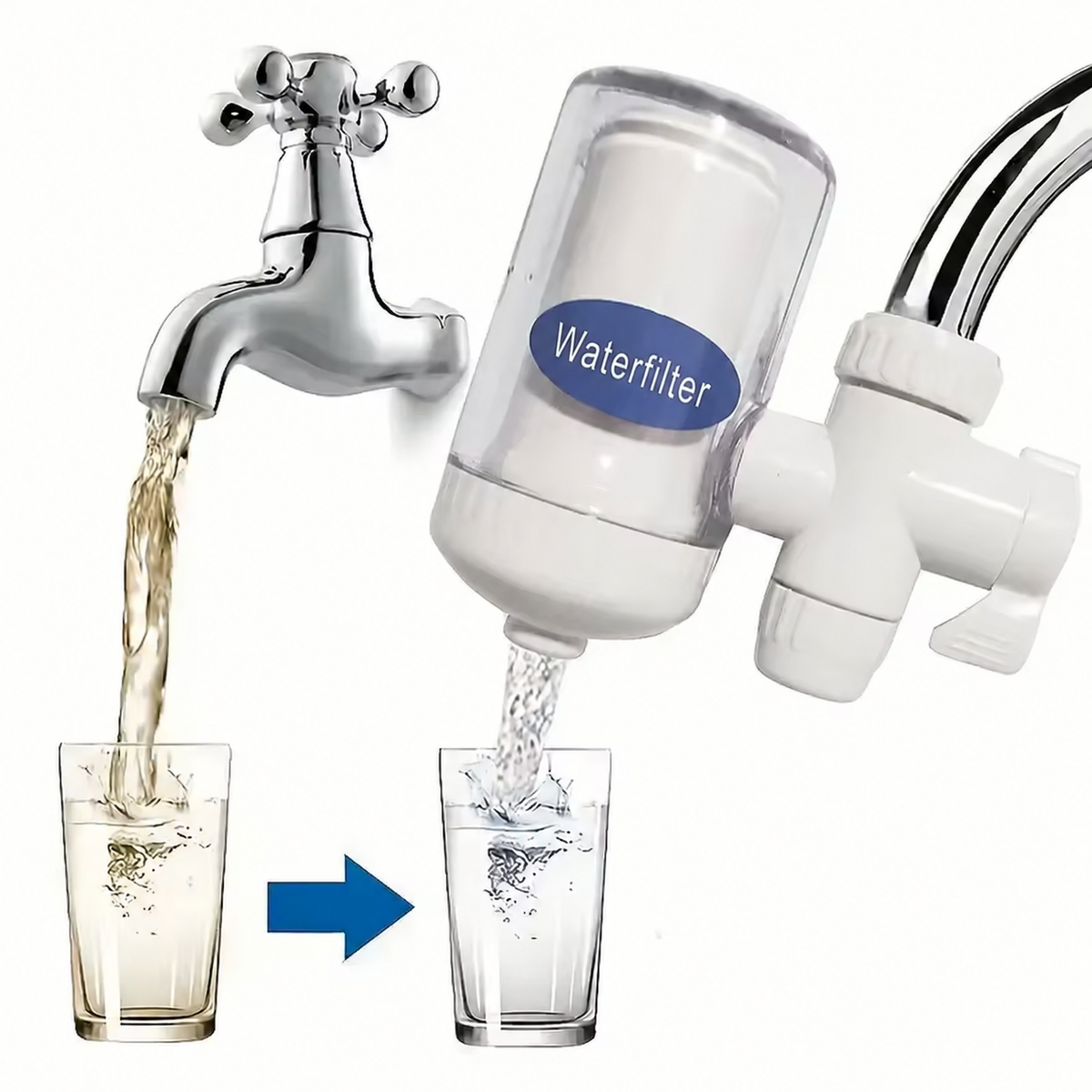 5-Laags Kraanfilter – Compact Waterfilter voor de kraan
